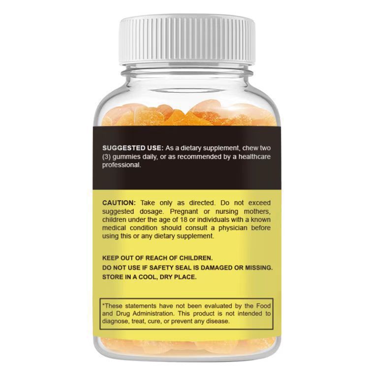 Vitamin C Gummies (Zesty Orange Flavour)