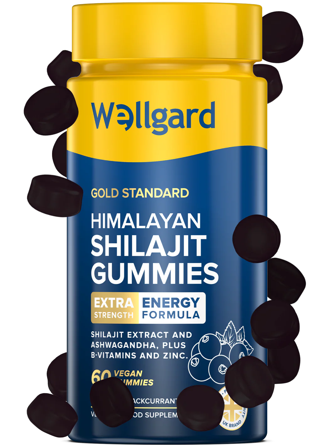 Shilajit Gummies Orange Flavor 60 Gummies